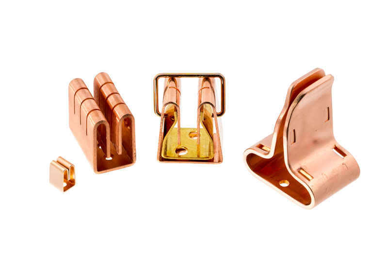 Blade contacts and short circuit springs Hans Buecker GmbH